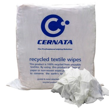 White T-Shirt Rags Soft and Absorbent Pack 10kg